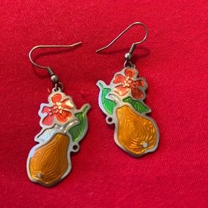 Vintage BEREBL fruit ear rings